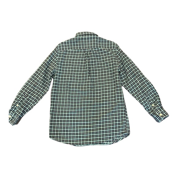 Vineyard Vines Boys Flannel Whale Button
Down Shirt Size M 12/14 Blue Green EUC - Picture 3 of 12